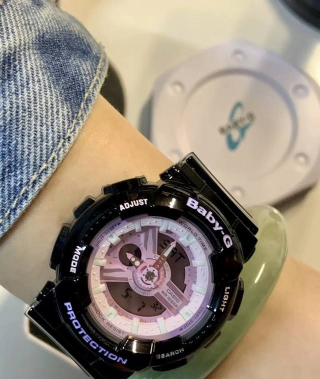 Casio卡西欧 Baby-G 炫彩星空极光独角兽防水防震运动 电子机芯 树脂表带 日韩表 女表 粉色表盘 Casio卡西欧 Baby-G 炫彩星空极光独角兽防水防震运动 电子机芯 树脂表带 日韩表 女表 粉色表盘