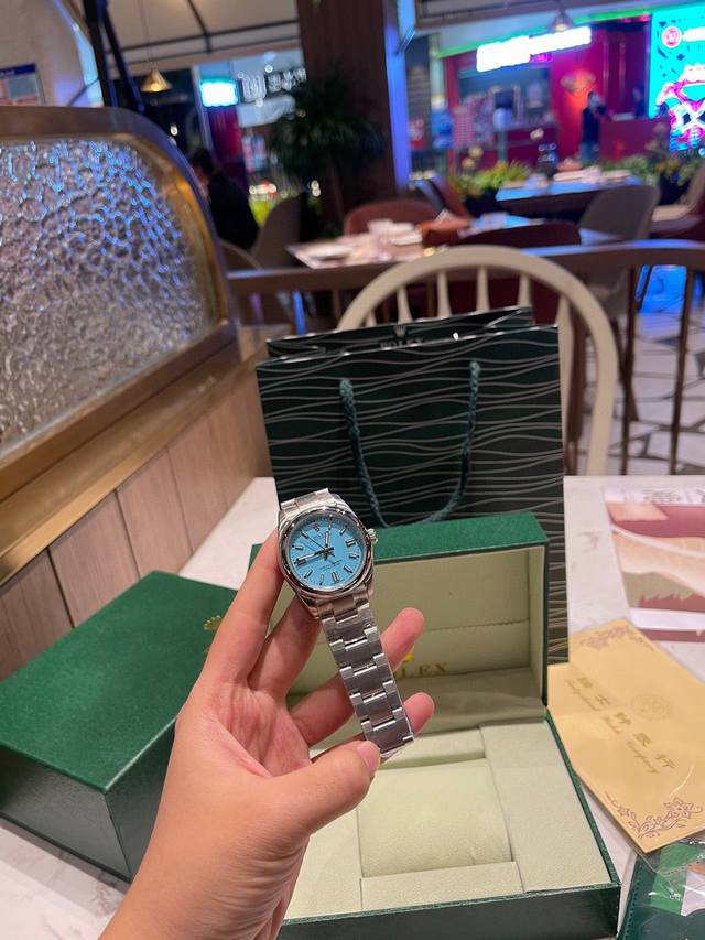The new Rolex Oyster Perpetual is here with its candy-colored dials! Every sing