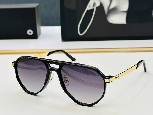 Mb0438S Size: 57 (17-145) Montblanc sunglasses truly showcase a person's taste a