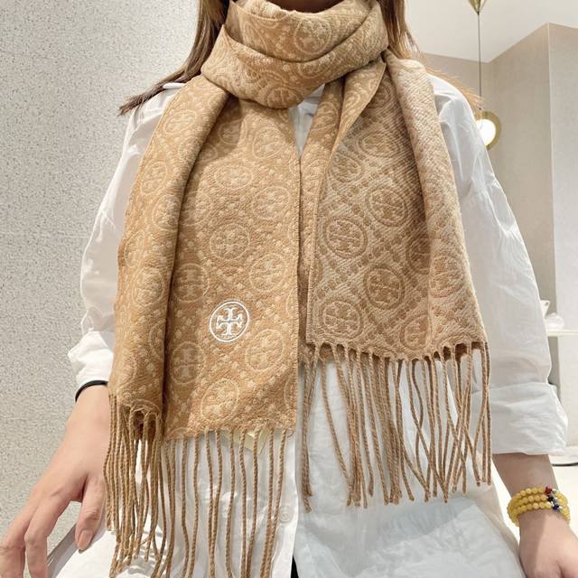 Same as in boutiques! Tory Burch long scarf. I was lucky enough to get my hands