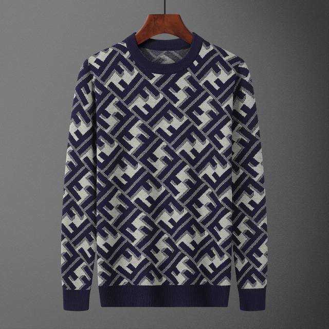 Style No.: A657# 2025 Autumn/Winter New Crew Neck Pullover Sweater (Official We