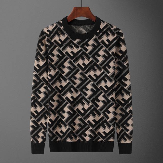 Style No.: A656# 2025 Autumn/Winter New Crew Neck Pullover Sweater (Official We