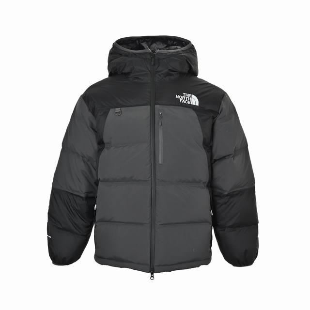 The North Face 北面 25Fw Ue设计师款拼接连帽羽绒服 #全网独家首发 采用进口田岛绣花万针刺绣，字饱满工立体清晰。搭载pertex Shie