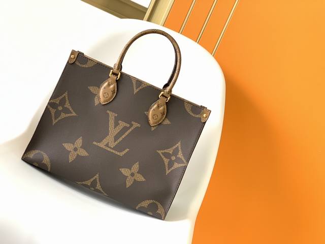 M45039 Top-tier original Onthego medium-sized handbag with dynamic chip design.