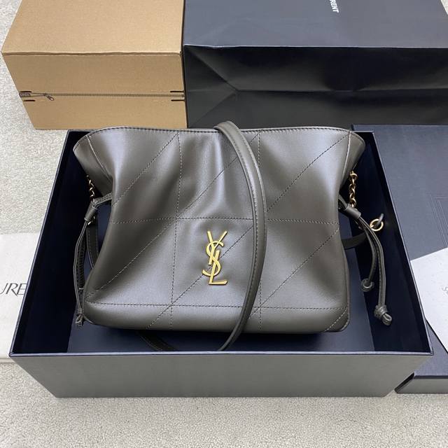 Original Leather Green Lambskin Antique Gold YSL's latest crossbody lucky bag sm
