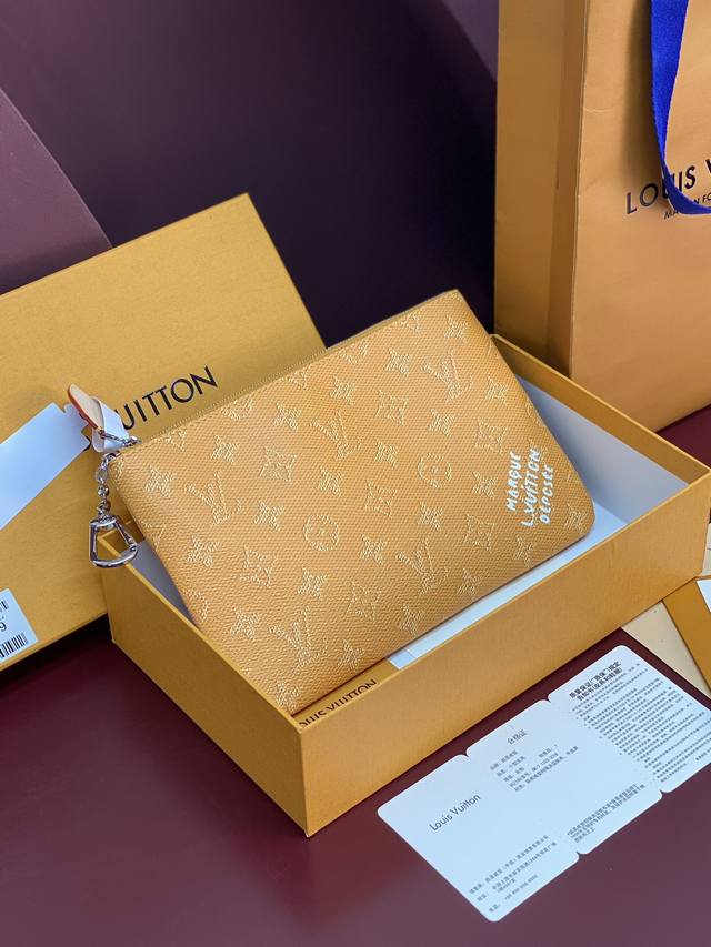 Factory Price p M27109 Silkscreen Yellow! Medium Key Coin Purse! This medium key