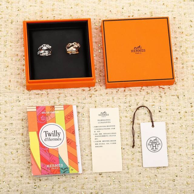 We offer Hermes pig nose three-in-one rings, customizable with genuine gold and