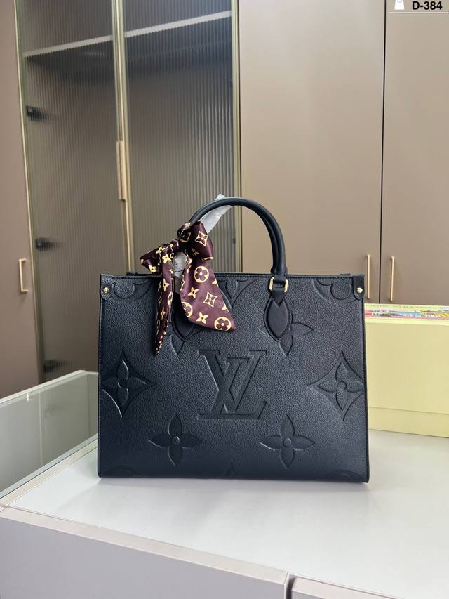 D-384尺寸34×26折叠盒 Lv路易威登托特包Tote 上身真的太太太有质感啦 日常逛街不要太吸晴