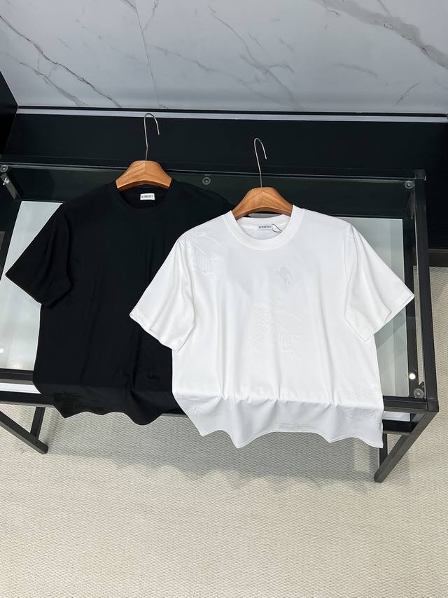 2026Ss New Burber Spring/Summer Short-Sleeve T-Shirt, a high-end limited edition