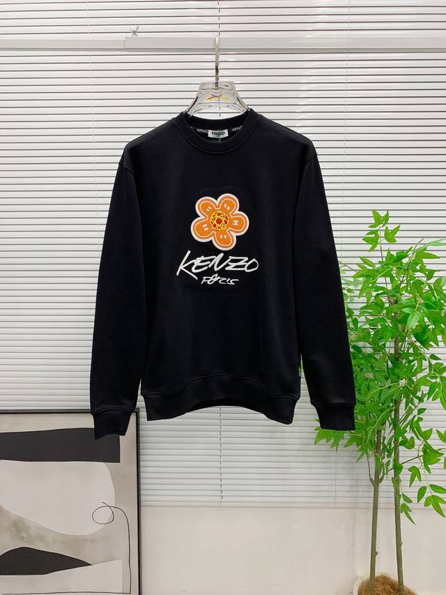 Kenzo 25Ss Newest and Top-Tier Crew Neck Sweatshirt, Exquisite Craftsmanship, To