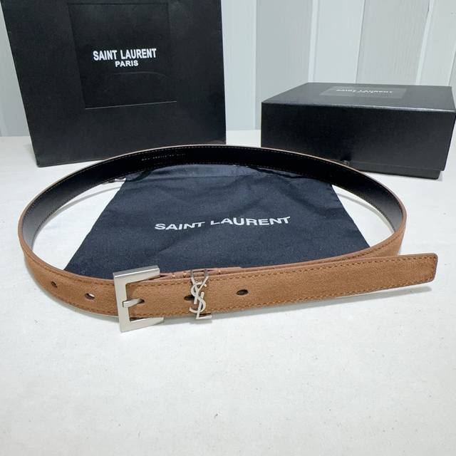Saint Laurent Women's Fall/Winter Suede Belt, Classic Colors Available. Every st Saint Laurent Women's Fall/Winter Suede Belt, Classic Colors Available. Every st