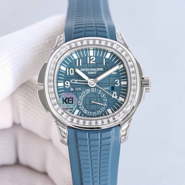 PP factory upgraded Patek Philippe 5164 with diamond bezel, the first watch with