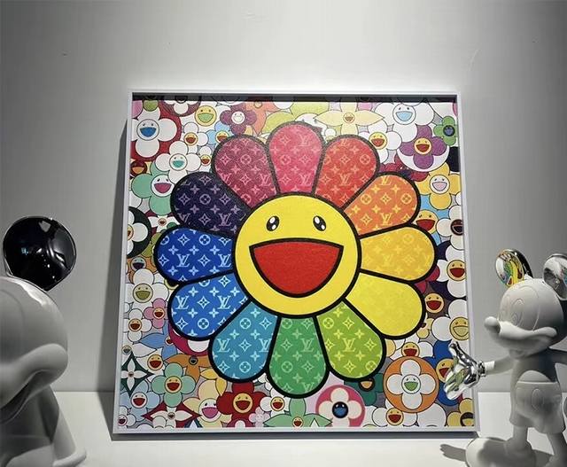 Sunflower, a Healing Creation Size: 50X50Cm Material: Eco-friendly Leather Craft