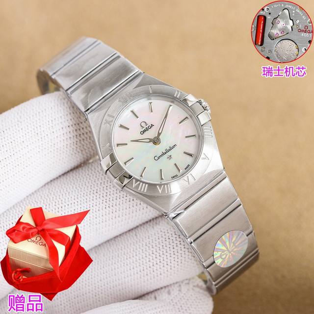 Made in Platinum F, Constellation Series 28mm Swiss Quartz Watch. Features incl Made in Platinum F, Constellation Series 28mm Swiss Quartz Watch. Features incl