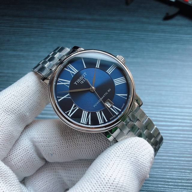Original quality Tissot Carson T122 mechanical men's watch, 40mm case diameter, Original quality Tissot Carson T122 mechanical men's watch, 40mm case diameter,