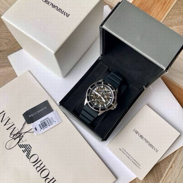 Genuine Armani men's mechanical watch, the latest Ar60062 model from the offici