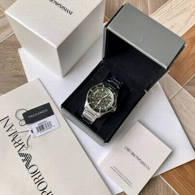 Genuine Armani men's mechanical watch, the latest Ar60061 model from the offici