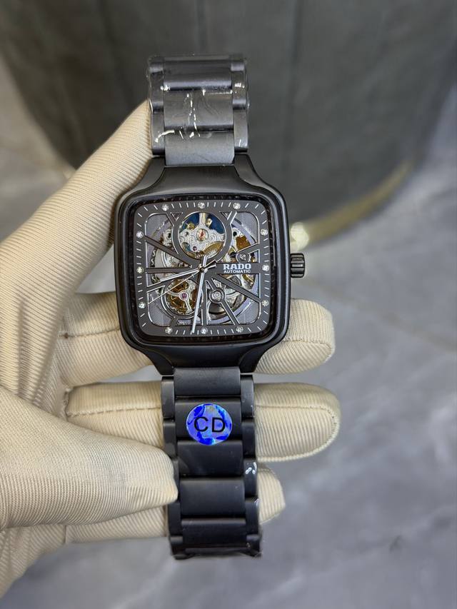 Exclusive real shot image of Rado men's watch, automatic mechanical watch, ceram