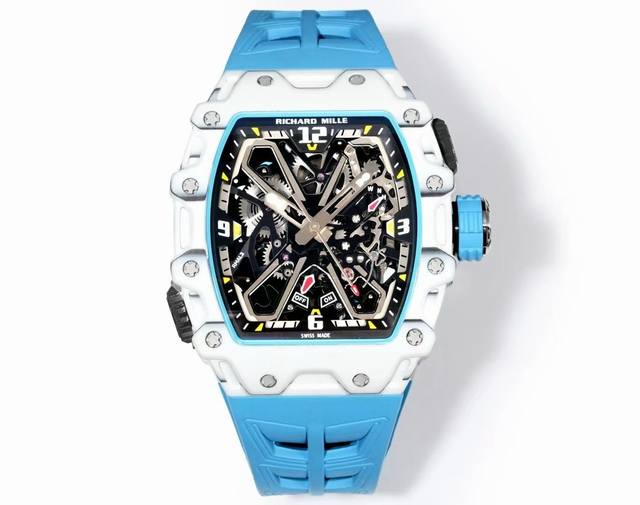Richard Mille 』Rm 3系列已发布5款产品 一体机芯制作 纤薄壳套13.5 Mm 表壳采用超轻耐磨的石英碳纤维Ntpt与碳纤维Tpt制作,分别为: Richard Mille 』Rm 3系列已发布5款产品 一体机芯制作 纤薄壳套13.5 Mm 表壳采用超轻耐磨的石英碳纤维Ntpt与碳纤维Tpt制作,分别为:
