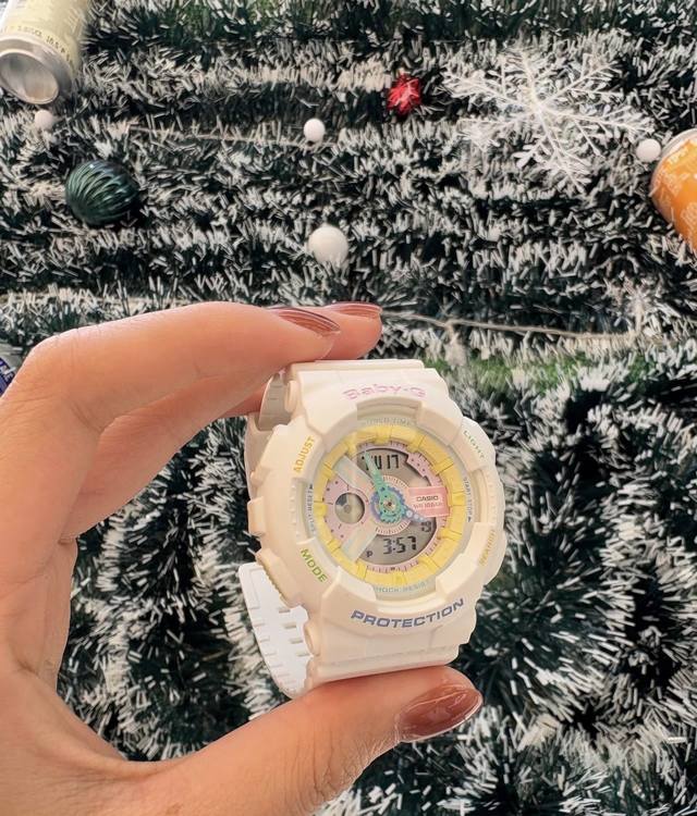 By the way, I'd like to share a really cute Casio watch with you guys. At first,