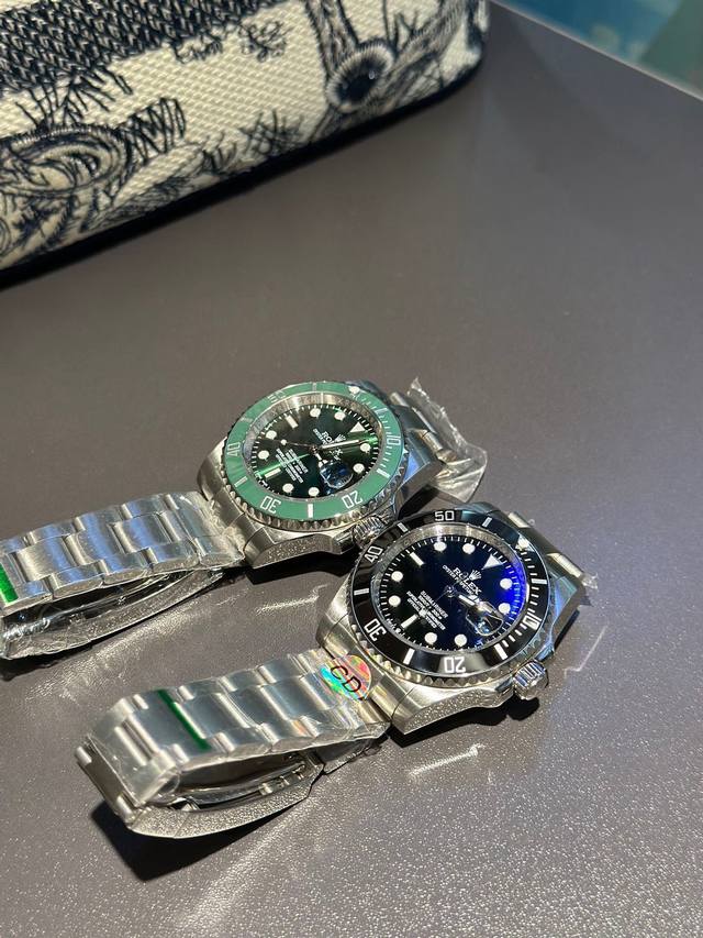Version Rolex Submariner Green and Black Automatic Mechanical Watch