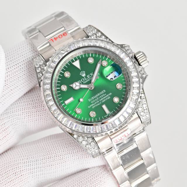 Sj出品 白壳 金壳 日本机100 新品 劳力士 Rolex X43 钻面顶级玩物毒货，不喜欢撞款街表水鬼的你，他绝对是你的知音。用劳力士最经典的潜航系列水鬼作