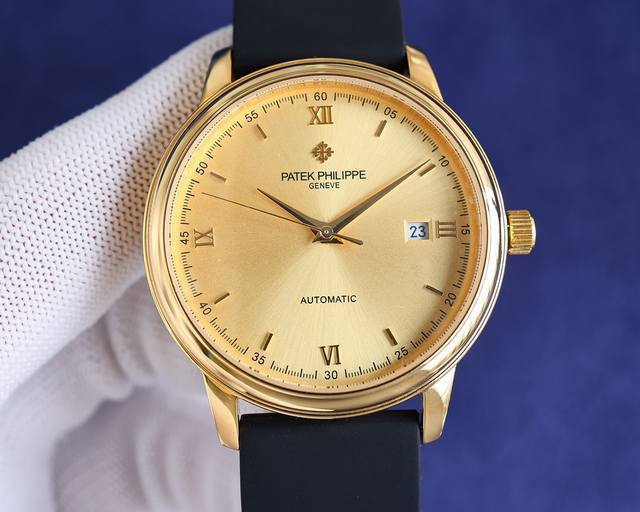 白 金 匠新之作2630推出最新款式百达翡丽patek philippe高版本高级自动腕表！男士腕表简单不失大气 40Mm表径，316精钢表壳，搭载原装全新进口