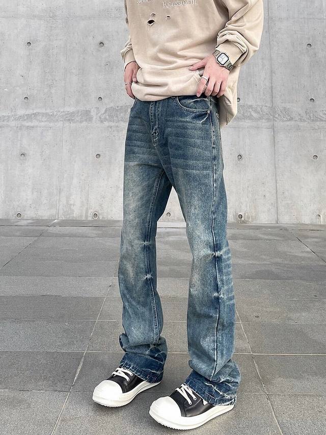 Special Price DDD Style No. Xk2792 DDD American Retro Washed Distressed Cleanfit