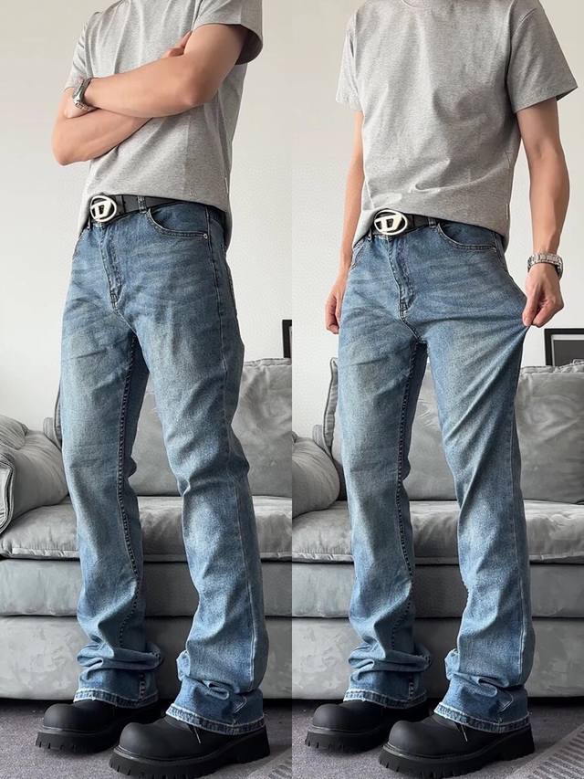 Special Price DDD Style No. Xk3259 DDD Stretch American High Street Straight Leg