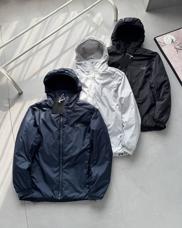 Embroidery# DDD Arcteryx Atom Hoody Unisex Hooded Cotton Jacket DDD Classic Astr