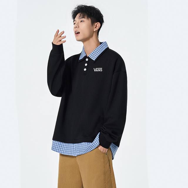 New Arrival! Vans Faux Two-Piece Overseas Version 26Ss New 3 Colors High-Qualit