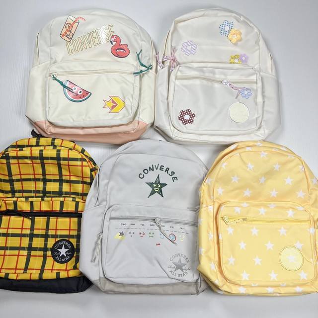 Converse Street Style Casual Backpack Campus High School College Student Schoolb