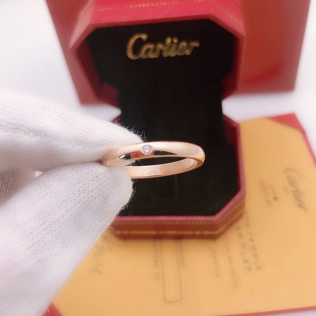 Silver Cartier Solitaire Ring (Sizes 6 & 7) - Perfect for Qixi Festival! Super f