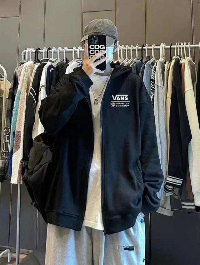Thickened Silver Fox Fleece DDD Vans Shibuya Limited Edition Japanese Style Wint
