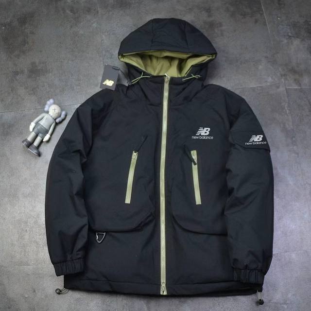 Nb New Balance Outdoor Warm-fitting Zippered Hooded Cotton Jacket 25Ss Winter Ne