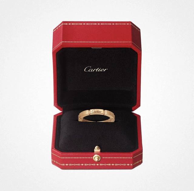 Sizes: Wide version, sizes 6, 7, and 8. Cartie* Cartier's latest rose gold poli