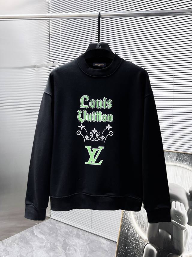 年后售后 路易威登 Lv 2025Ss早秋新款 长袖 圆领 卫衣，高端版本！专柜定制面料 透气舒适度高，细节无可挑剔，品牌元素设计理念，体现高品质。手感细腻柔软
