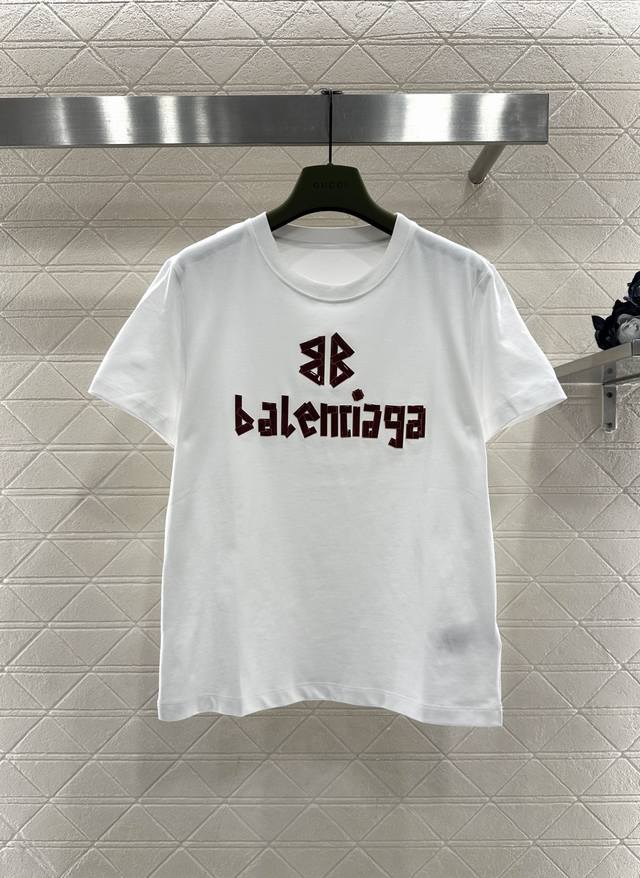 Balenciag*2026 New Arrival DDD 3D Letter Logo DDD Custom Yb virgin cotton materi