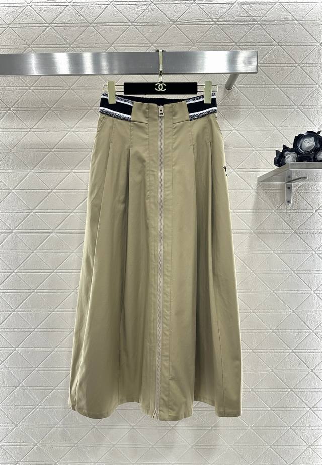 Dio*2026 New Arrival DDD Ribbed Workwear Awning Skirt DDD Custom Yb twill cotton