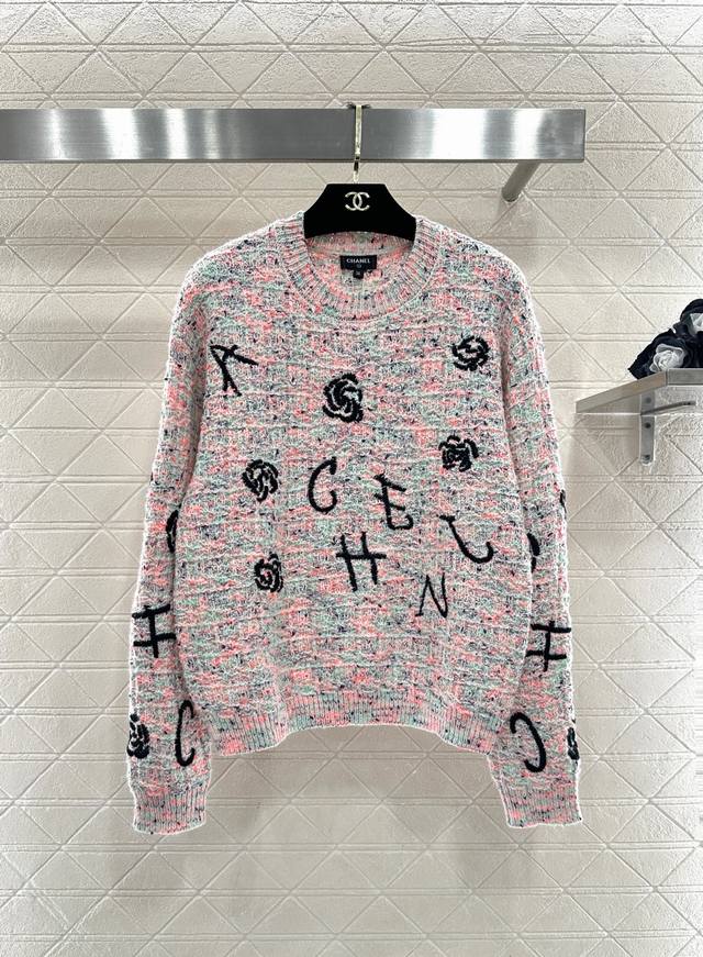 Chane*2026 New Arrival DDD Crew Neck Embroidered Logo Knit Sweater DDD Made with