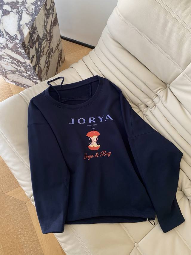 26Ss Early Spring New Navy Blue Print Sweatshirt - So versatile! The classic 199 26Ss Early Spring New Navy Blue Print Sweatshirt - So versatile! The classic 199