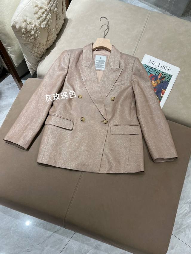 Suit DDD 6 Early Spring New Arrival Bc Shimmering Gold Thread Twill Linen Suit Suit DDD 6 Early Spring New Arrival Bc Shimmering Gold Thread Twill Linen Suit