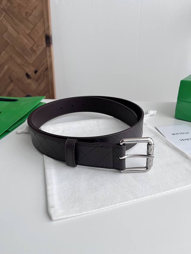 Bv 2026 New Intrecciato Stamp Woven Waist Belt, original cowhide leather with em Bv 2026 New Intrecciato Stamp Woven Waist Belt, original cowhide leather with em