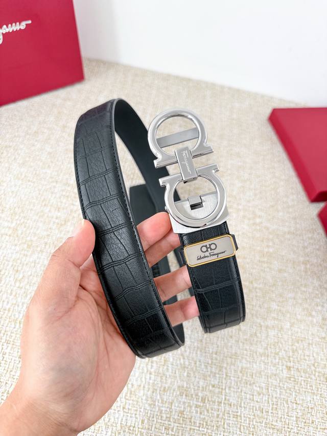Product Name: Ferragamo Automatic Belt DDD Model: Automatic buckle, pure steel