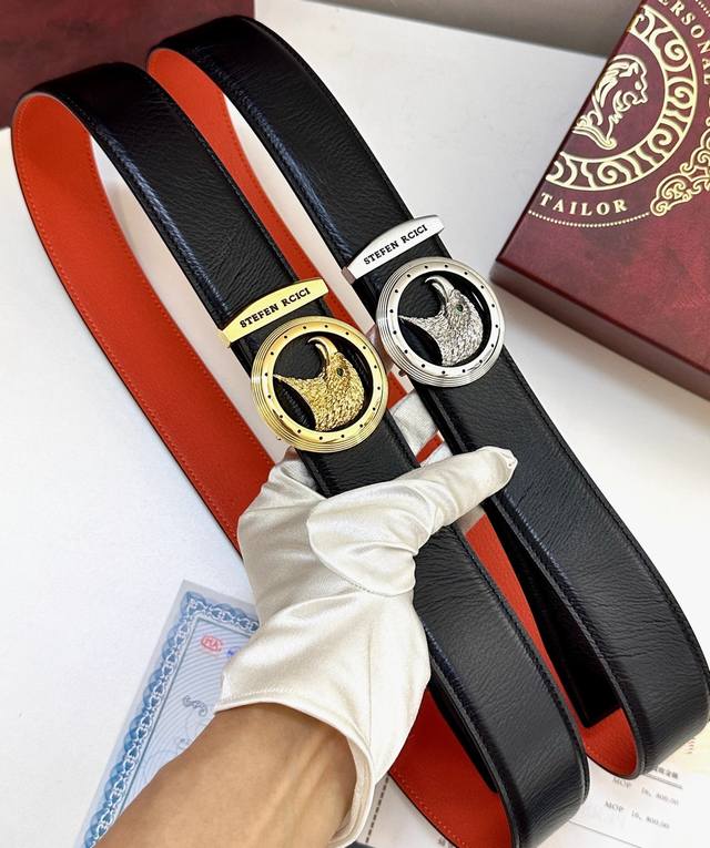 Belt: Stefen Rcici. Stefen Rcici Diamond-Studded Belt: Top-Tier Original Replic