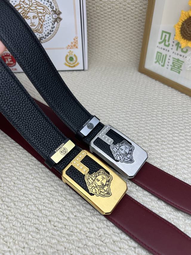 Product Name: Versace Original Order DDD Material: 100% top-grain cowhide belt,