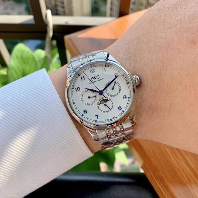 IWC Portuguese Series, Model: Iw344202. Swiss watchmaker IWC Schaffhausen adds
