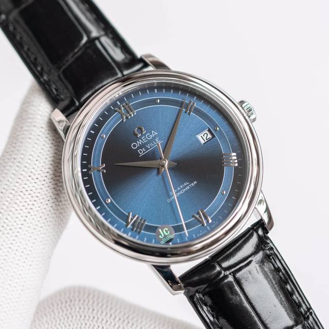 Steel 910Mks Omega De Ville series watch. With its elegant and slim exterior an