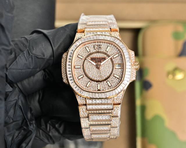 New Arrival: Patek Philippe 7021 Ladies' Nautilus Full Diamond T-Brick Limited New Arrival: Patek Philippe 7021 Ladies' Nautilus Full Diamond T-Brick Limited