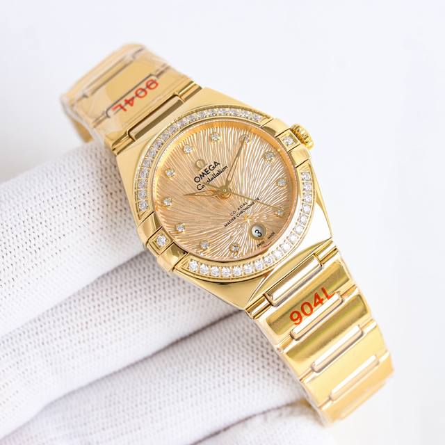 Sj出品 白钻 ，间金 ，全金 DDD 第五代 欧米茄 Omega ★★★★★星座29Mm 女款 Factory同步官方升级 Lm3 DDD 星座系列已诞生超过